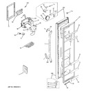 Diagram for 1 - Freezer Door