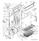 Diagram for 3 - Freezer Section, Trim & Components