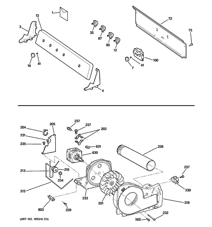 Diagram for GTDP250GM2WW
