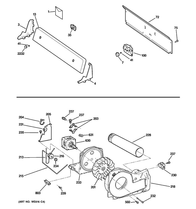 Diagram for GTDX050PM2WW