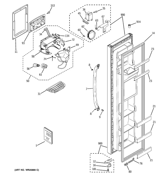 Diagram for GSH22JGCCWW