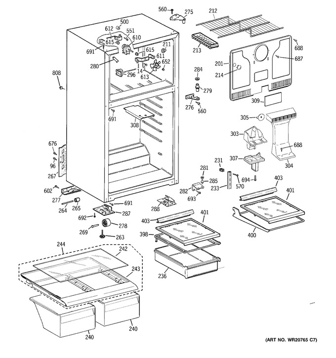 Diagram for GTH18LCD4RBB