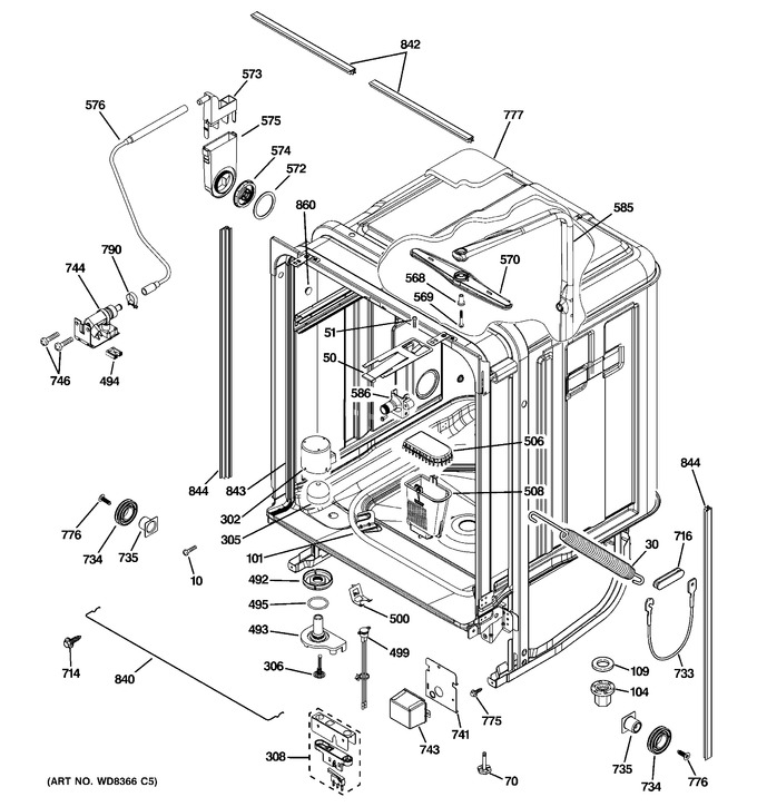 Diagram for CDWT280V05SS