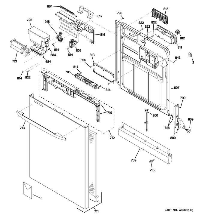 Diagram for PDWT280V00SS