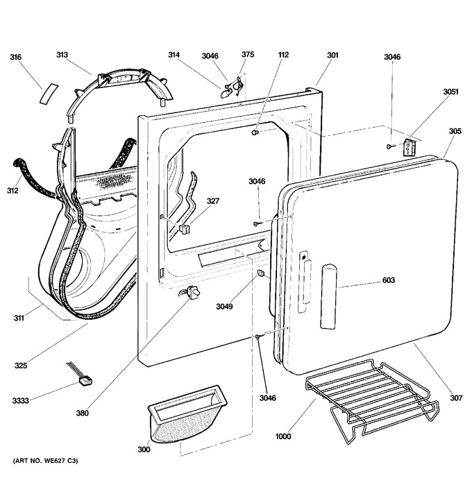 Diagram for GTDS580GD0WW