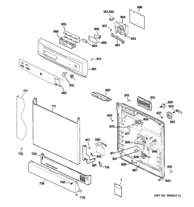 Diagram for GSD2300R20WW
