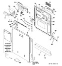 Diagram for 1 - Escutcheon & Door Assembly