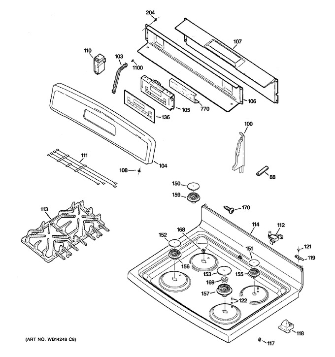 Diagram for JGB281SER5SS