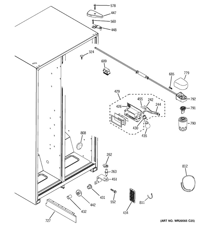 Diagram for HSM25GFBBSA