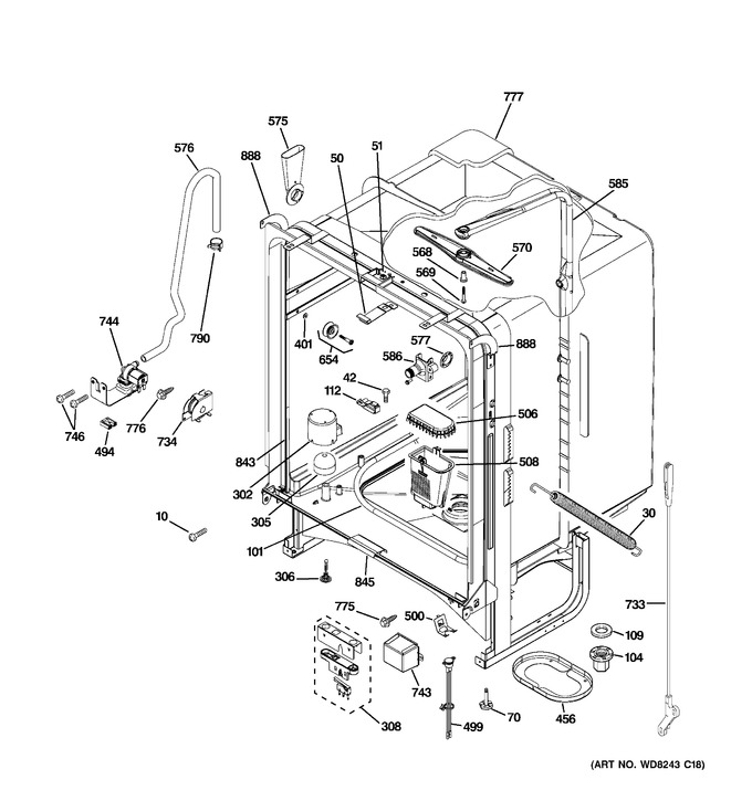 Diagram for GLD7708V00WW