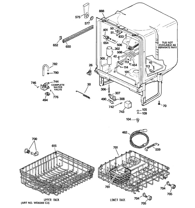 Diagram for HDA2000V35BB