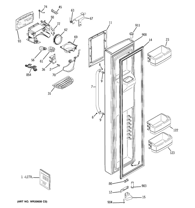 Diagram for GSHF5KGXGCWW