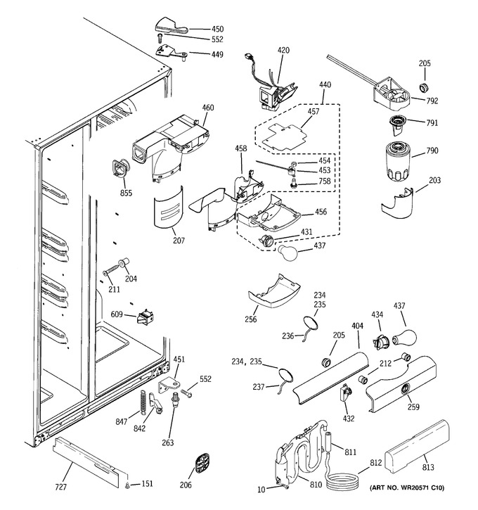 Diagram for GSHF5KGXGCWW