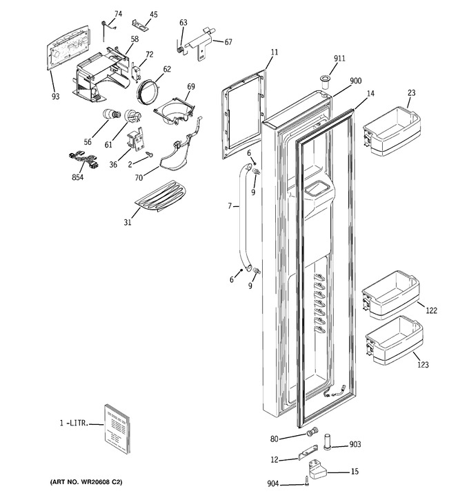 Diagram for GSHF5KGXECWW