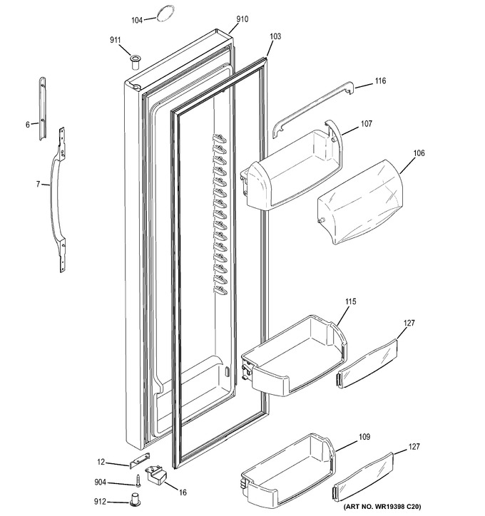Diagram for DSS25KGTABB