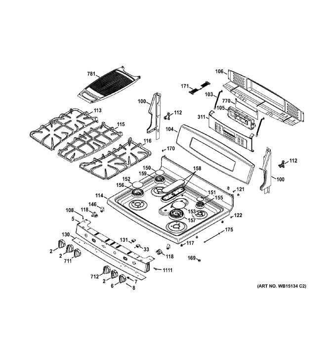 Diagram for PGB995DET2WW