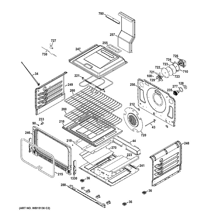 Diagram for PGB995DET2WW