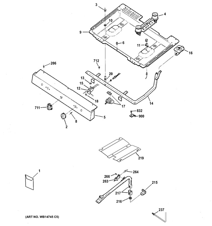 Diagram for RGB518PCD1WH