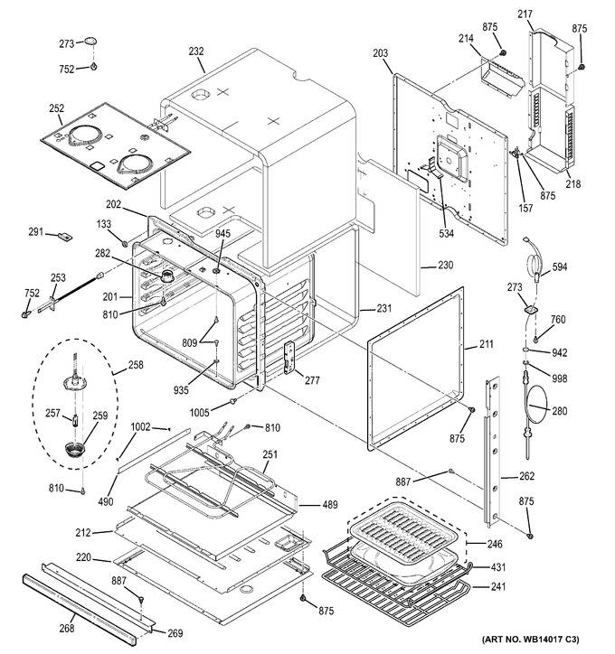 Diagram for ZEK938SM3SS