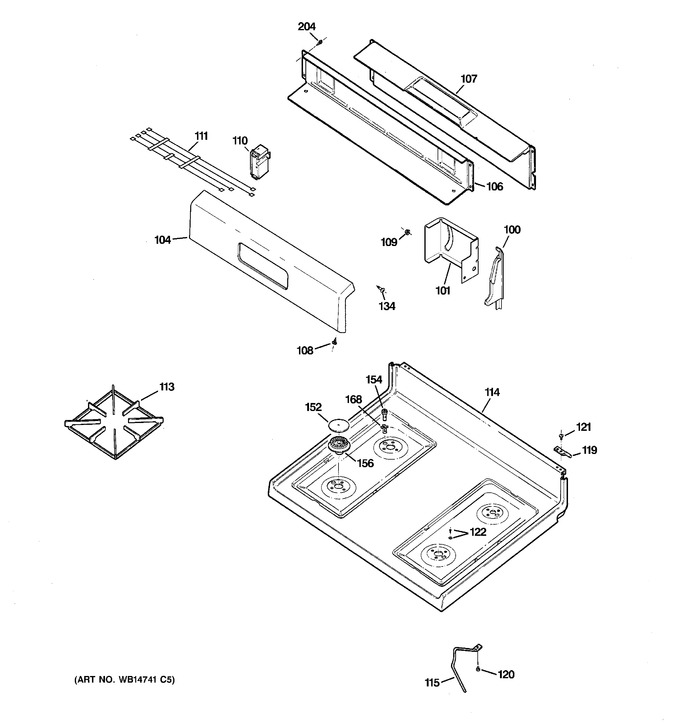 Diagram for RGB526DET2BB
