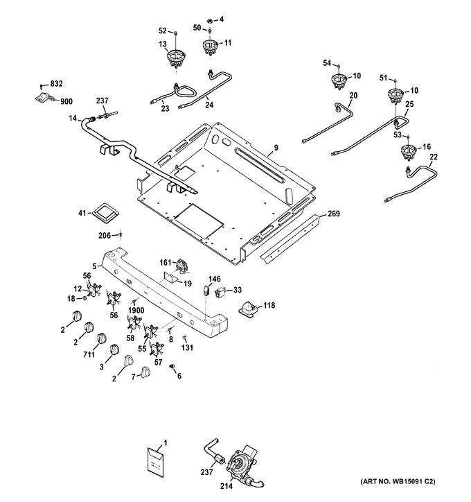 Diagram for P2B930DET3WW