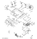 Diagram for 1 - Gas & Burner Parts