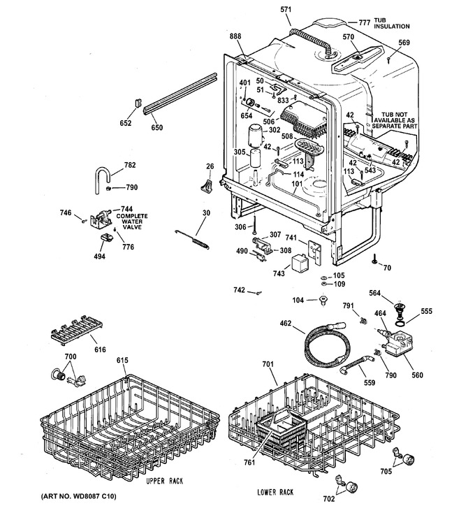 Diagram for GSD4800J01BB