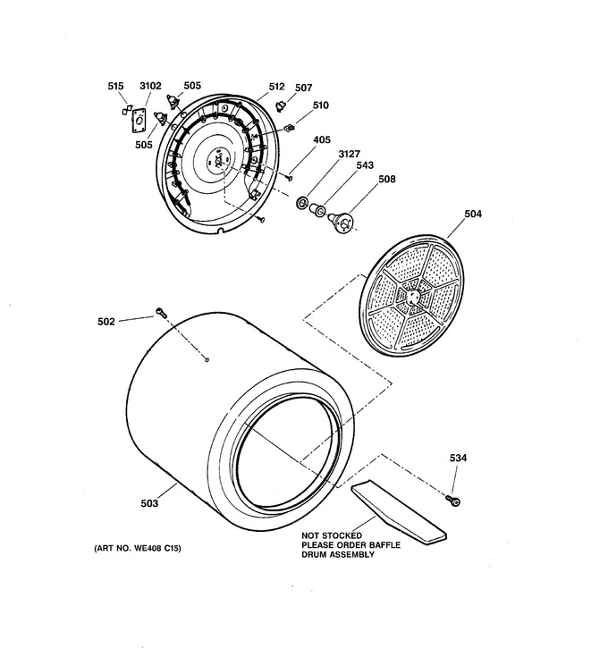 Diagram for DDC4400T4WH