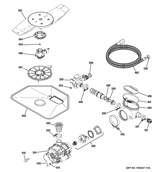 Diagram for GDWF160V55SS