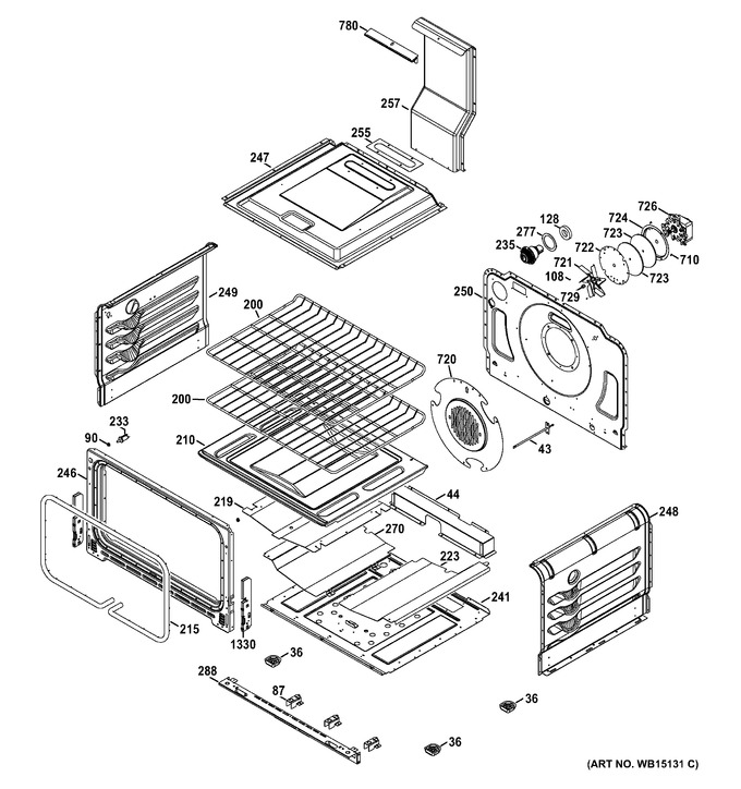 Diagram for JGB870DET2WW
