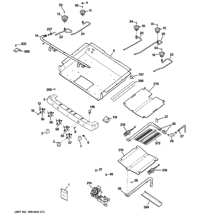 Diagram for PGB910DET1WW