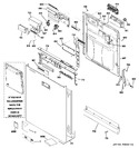 Diagram for 1 - Escutcheon & Door Assembly