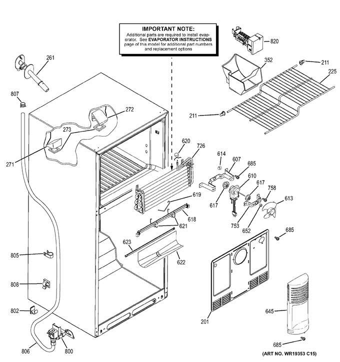 Diagram for GTH18DCDKRWW