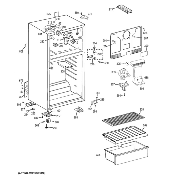 Diagram for HTN16ABXDRWW