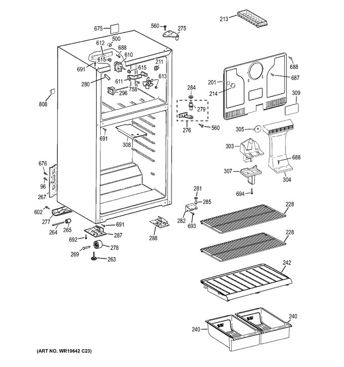 Diagram for HTN16BBEDRWW