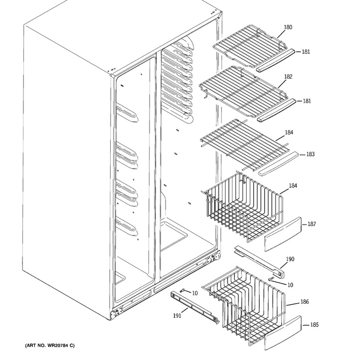 Diagram for PSE26KGEBEWW