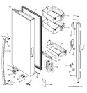 Diagram for 2 - Fresh Food Door  - Lh