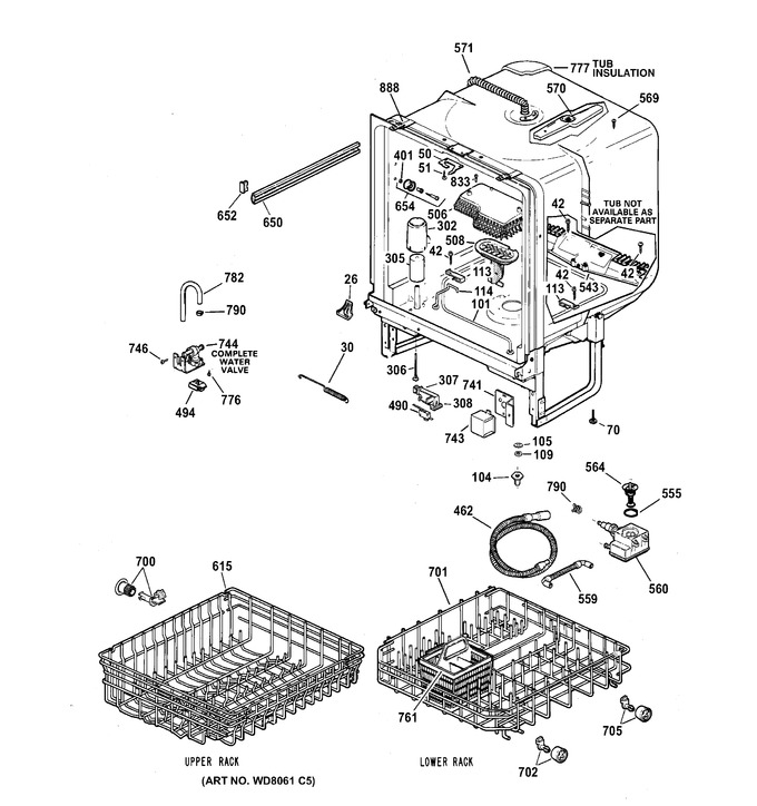 Diagram for GSD3230F00WW