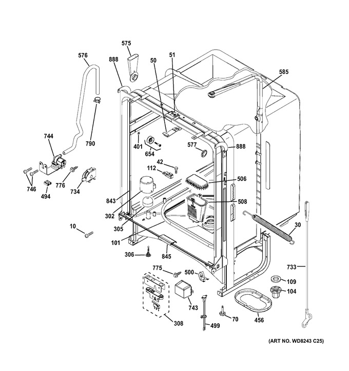 Diagram for GLD2800V00WW