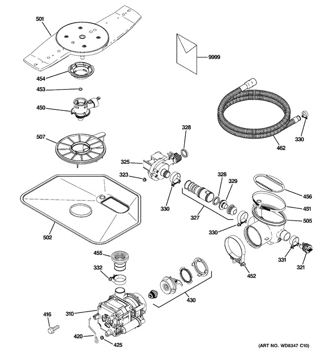 Diagram for PDWT300V00WW