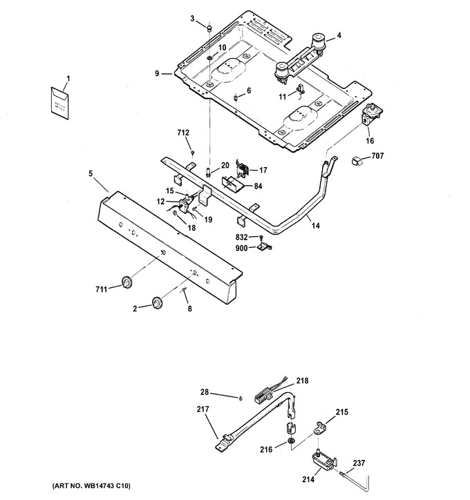 Diagram for RGB525DED1WW