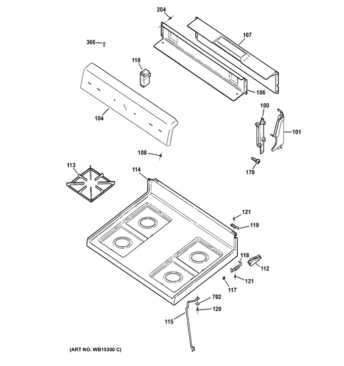 Diagram for RGB525DED1WW