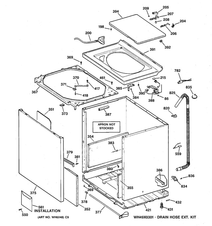 Diagram for WPSQ4160TAWW