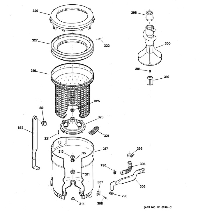 Diagram for WPSQ4160TAWW