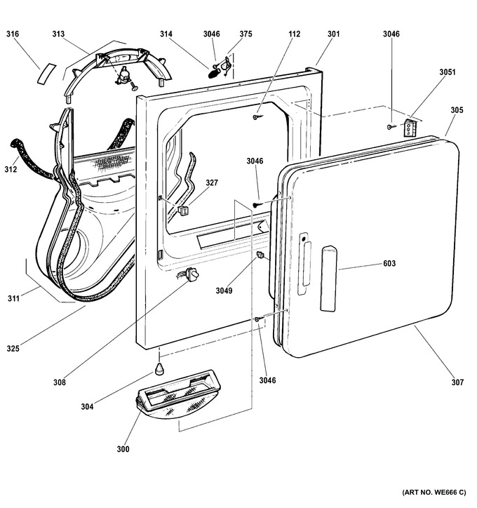 Diagram for GTDP280GD1WW