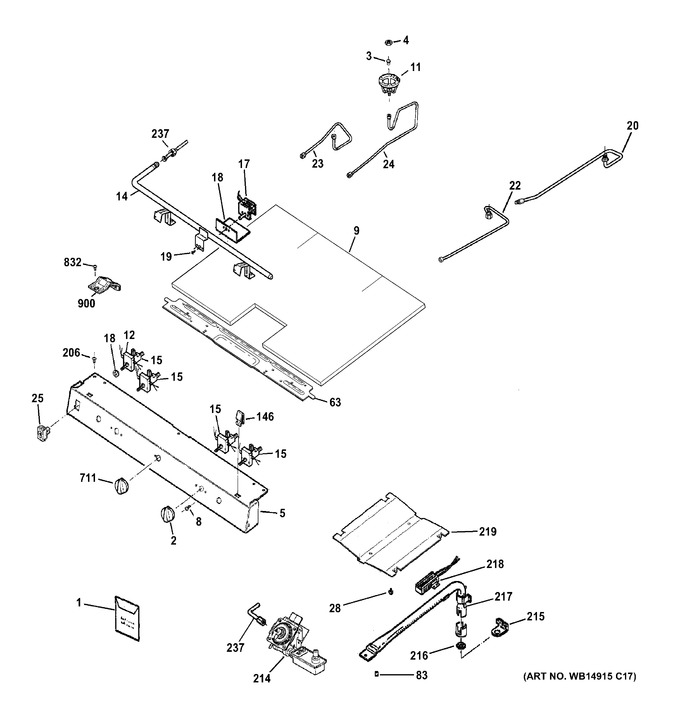 Diagram for RGB526DET3BB