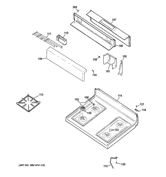 Diagram for RGB526DET3WW