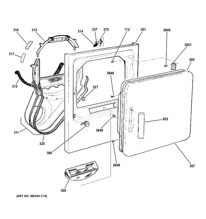 Diagram for GTDX400ED1WS