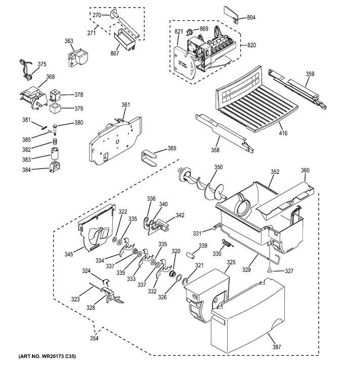 Diagram for GSH25JSDE SS