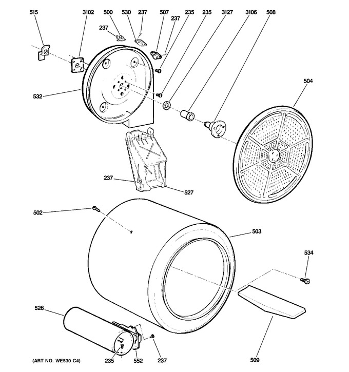 Diagram for GTDX400GD1WS